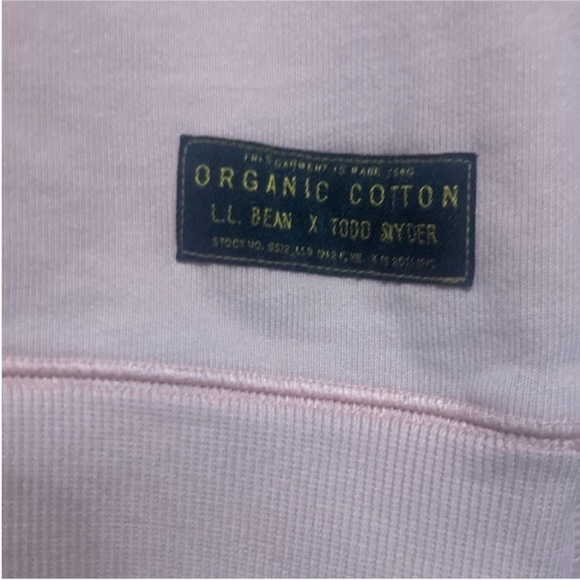 L.L.Bean X Todd Snyder Organic French Terry Sweatshirt, Crewneck size medium - Picture 5 of 6
